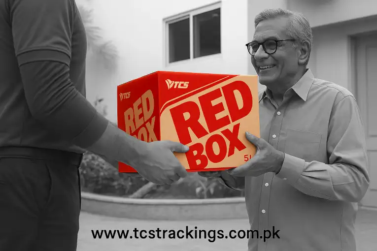 Red box service for TCS Courier tracking